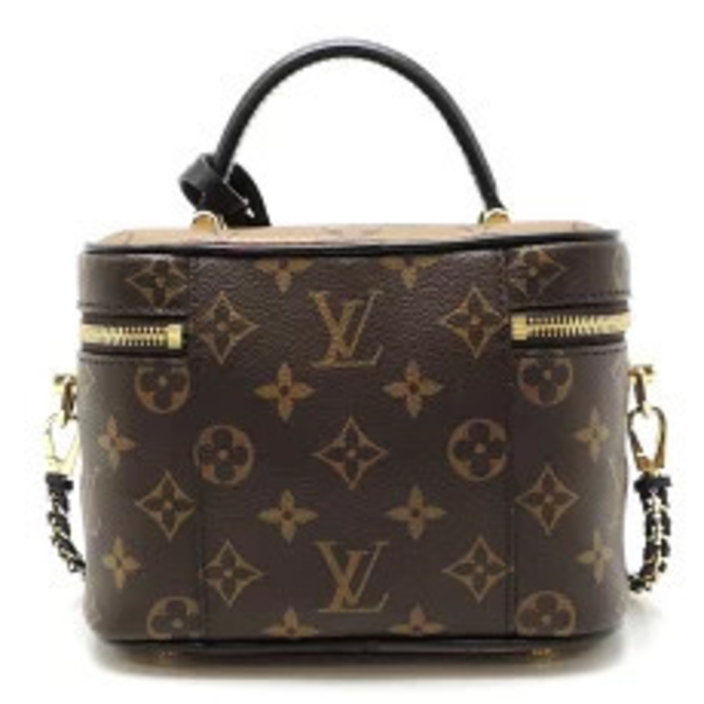 Louis Vuitton Vanity NV Handbag Monogram Reverse Ebene Brown - Picture 2 of 9